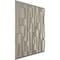 Ekena Millwork 19 5/8in. W x 19 5/8in. H Staggered Brick EnduraWall Decorative 3D Wall Panel Covers 2.67 Sq. Ft. WP20X20SBBAL - alternate 3